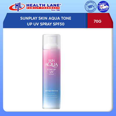 SUNPLAY KULIT AQUA TONE UP UV SPRAY SPF50 (70G)